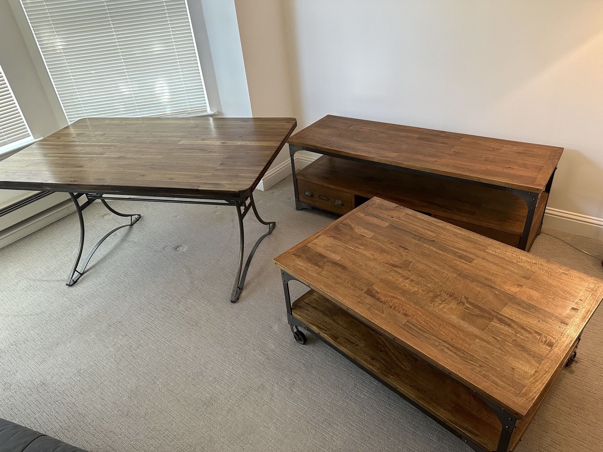 FREE!!! Dining Table, Media Stand & Coffee Table