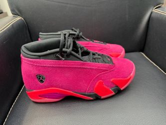 Size 6.5 - Air Jordan 14 Retro Low Shocking Pink Woman Size (DH4121-600)