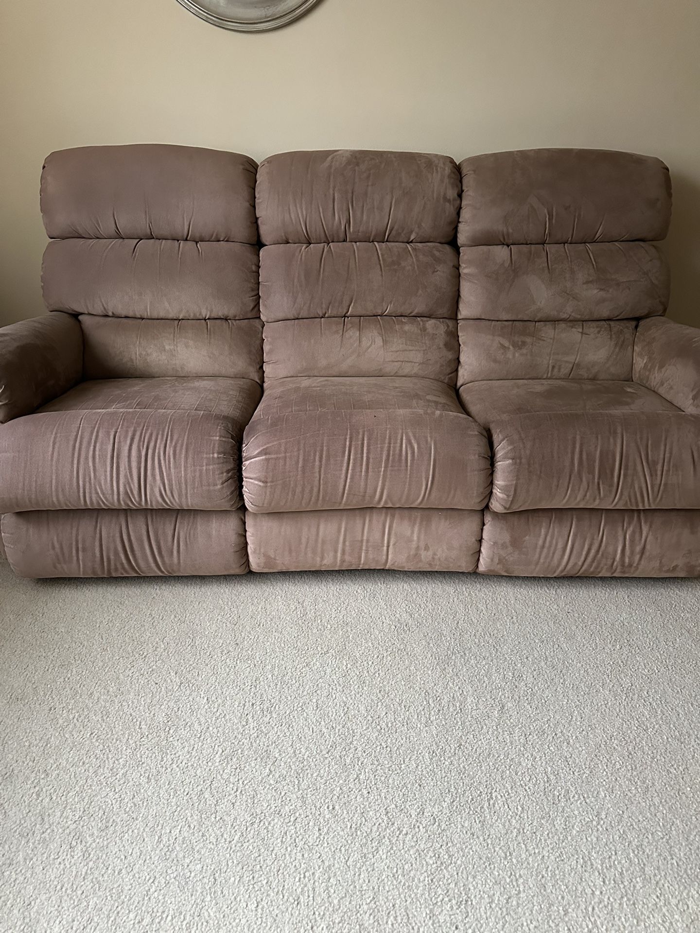 Lay-Z Boy Brown Recliner Couch