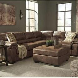 Ashley Sectional with Ottoman