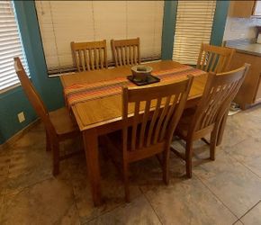 Dinning table and chairs