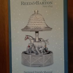 Reed & Barton Baby Animal Musical Silverplate Carousal $30