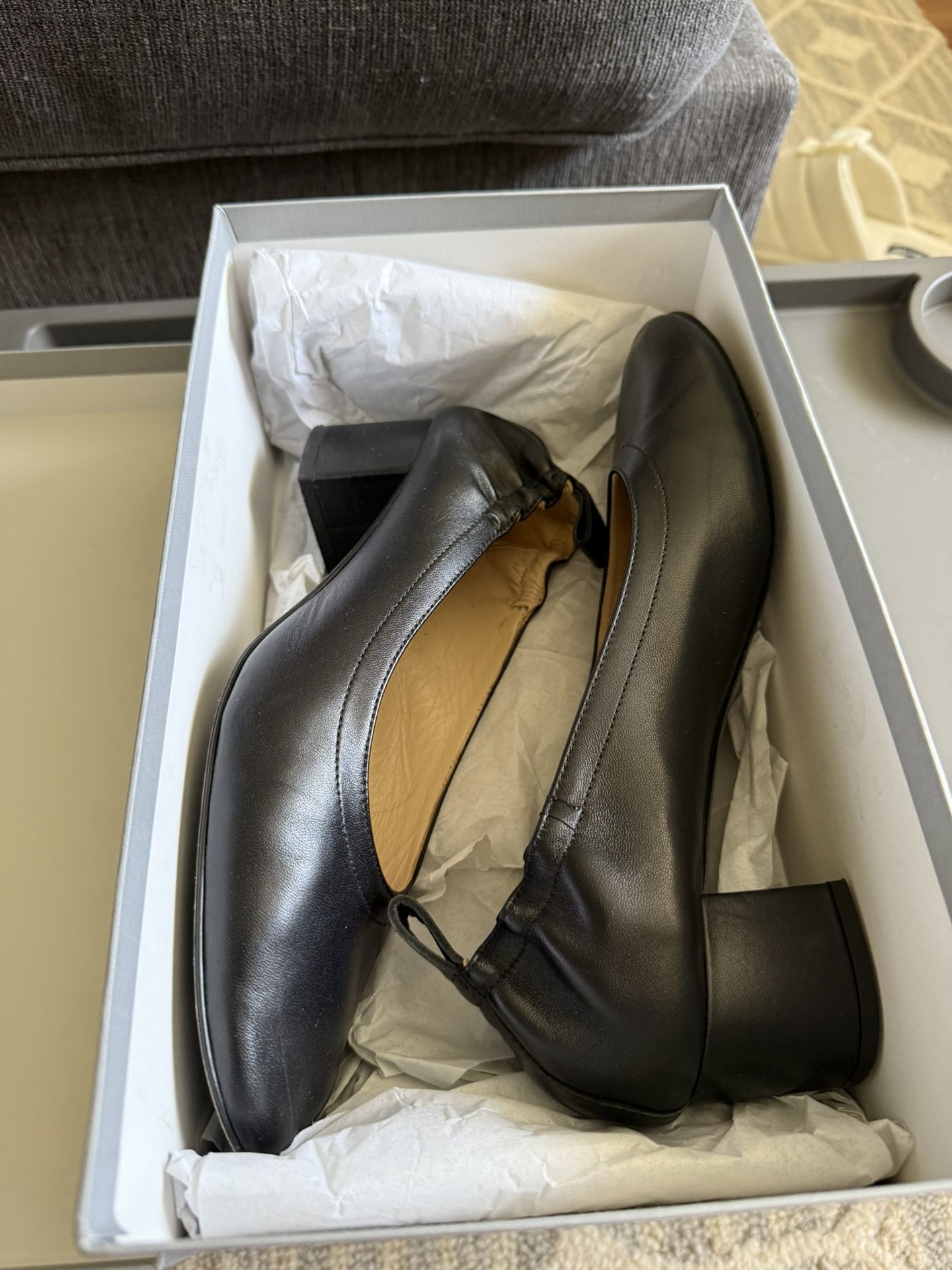 Everlane Day Heel - Black, Size 7.5