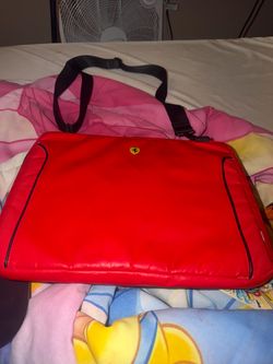 Red Ferrari laptop case