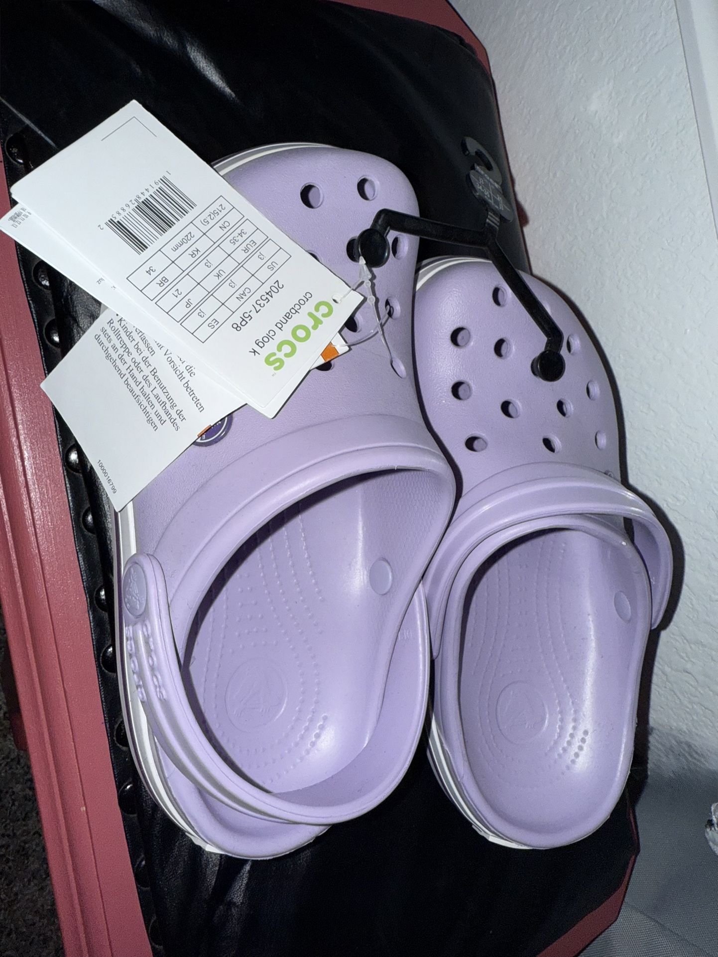 Purple Kids Crocs J3
