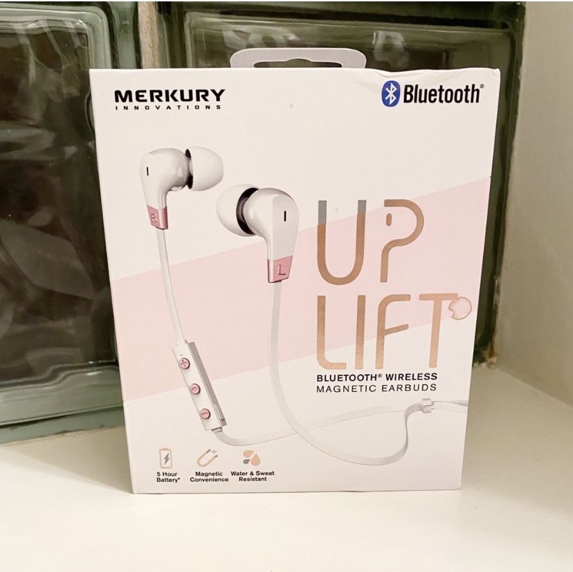 NEW Merkury Innovations UPLIFT Bluetooth Wireless Magnetic Earbuds