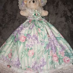Vintage Rare Victorian Dressed Bear