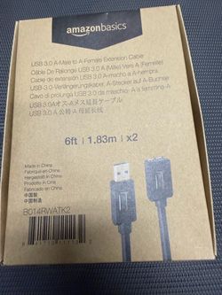 USB 3.0 A-Male to A-Female extension cable