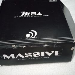 Massive Audio 8" Shallow Midrange M8's Speaker 
