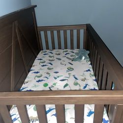 Child Craft Woodland 4-in-1 Convertible Crib Brushed Truffle