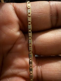14k tri color 2.5mm 20in Valentino chain 4.7g $600