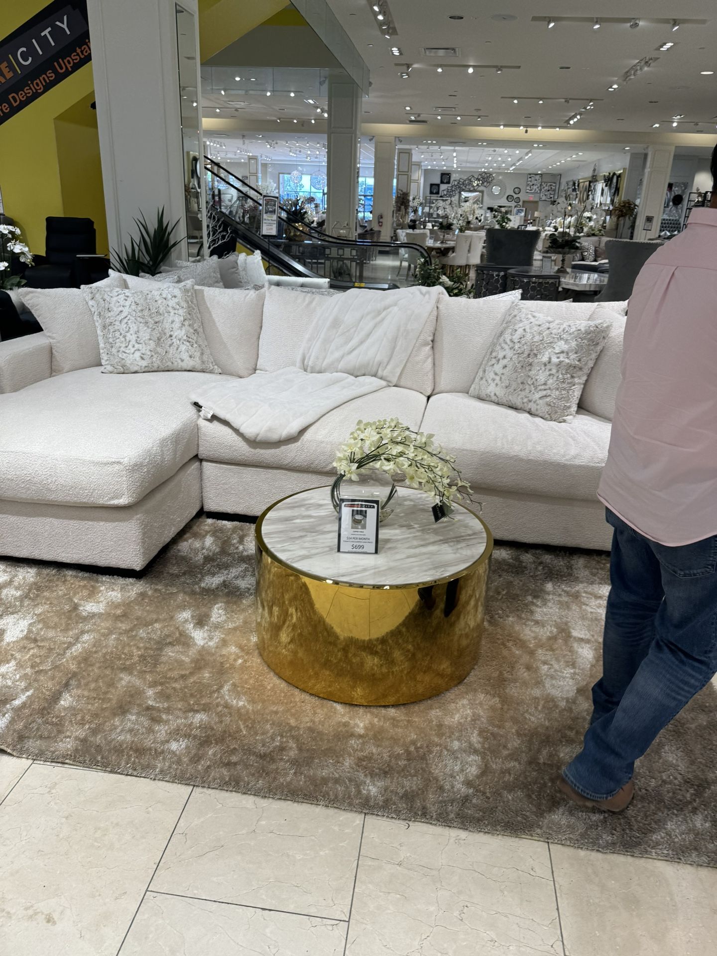 Chaise Sectional Sofa Loveseat