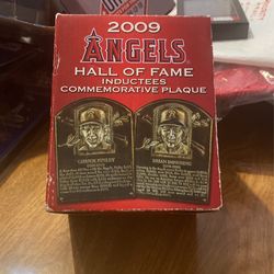 2009 Angels Hall Of Fame Plaque