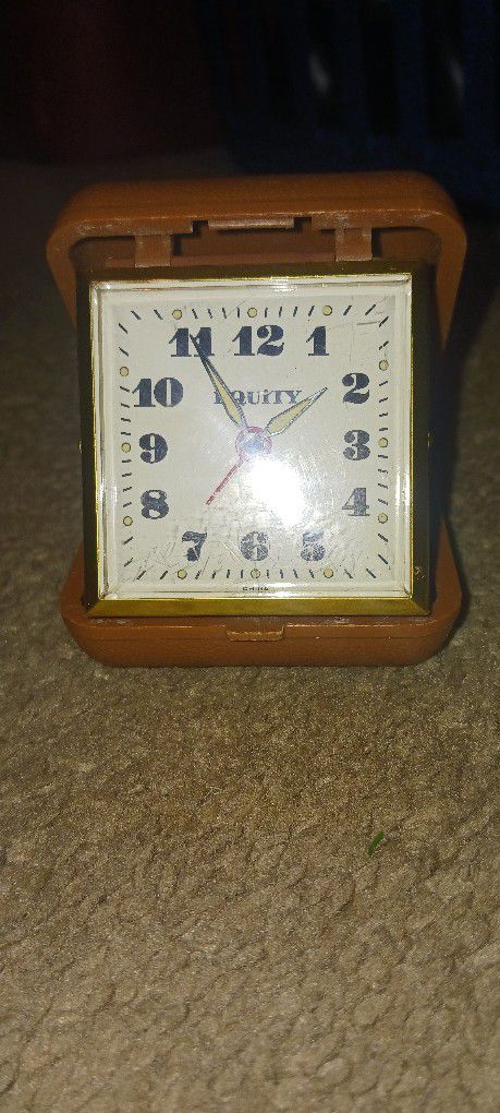 Vintage Equity Alarm Clock