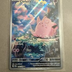 Clefairy 094/088 Illustration Rare (IR) Perfect Order Pokémon Card NM
