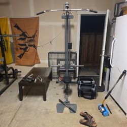 Lat Pull-down And Curl Machine