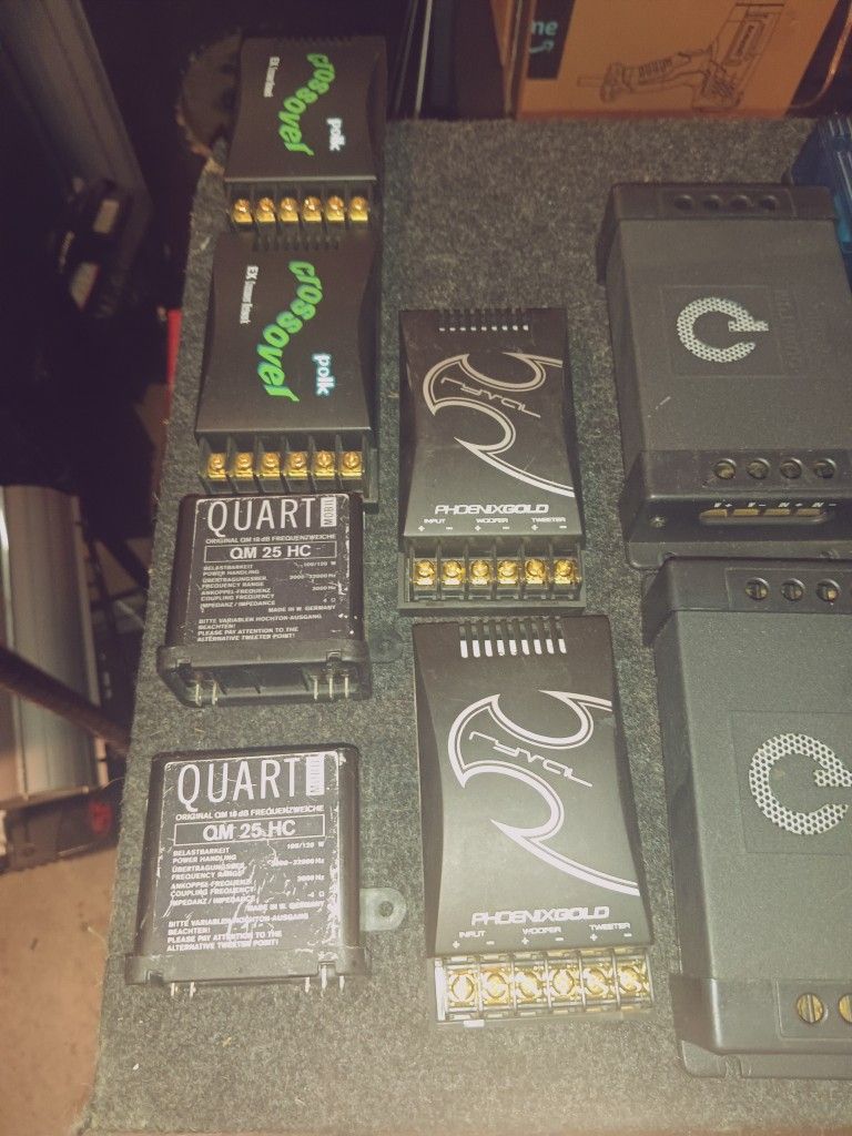 Crossovers Random Collection, All Working Two-way Crossovers For Component Speakers Message Me For Price Free Delivery In Portland Vancouver