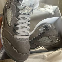Jordan 5 Wolf Grey Size 9.5M