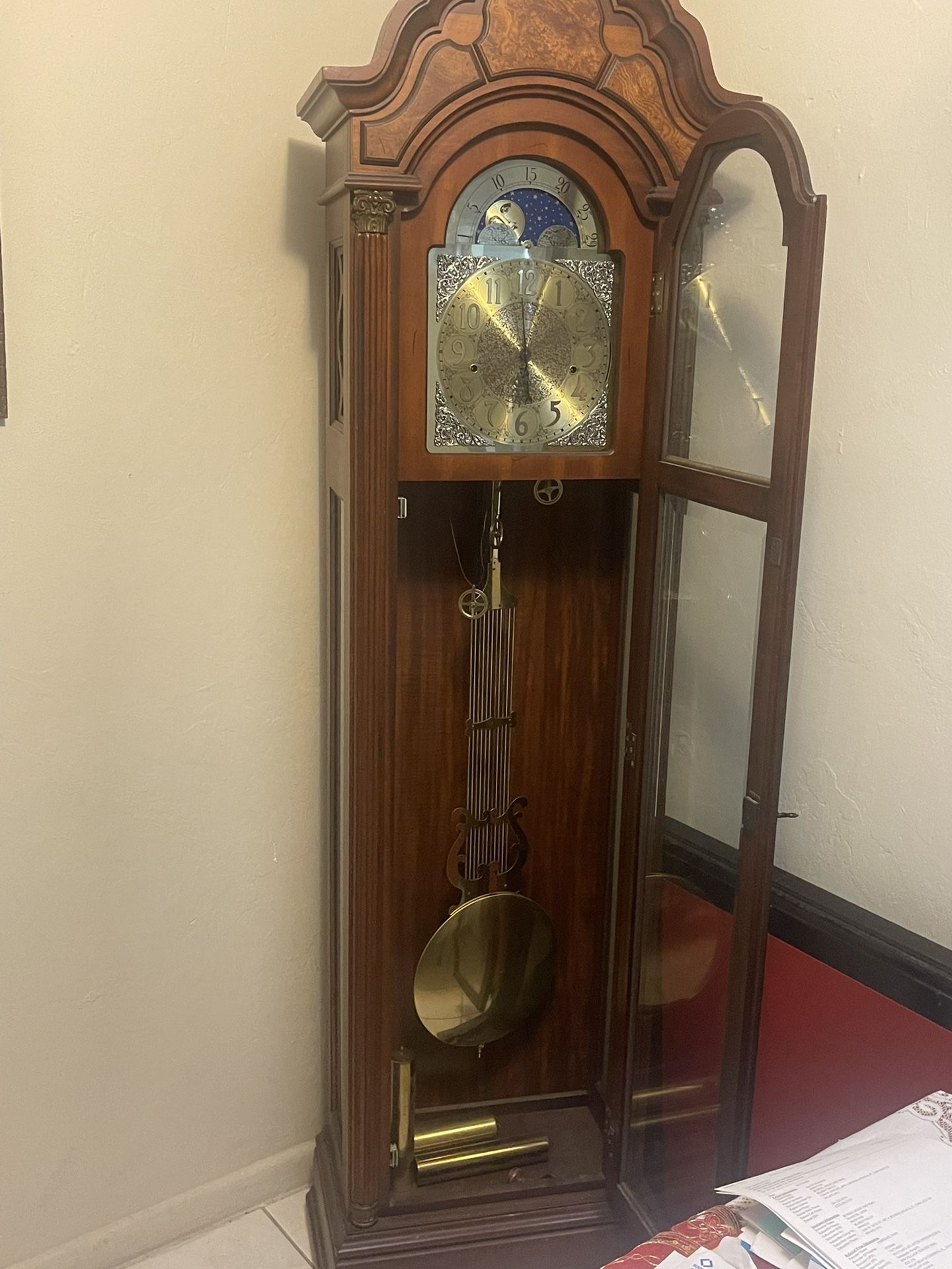 Pearl Grandfather Clock