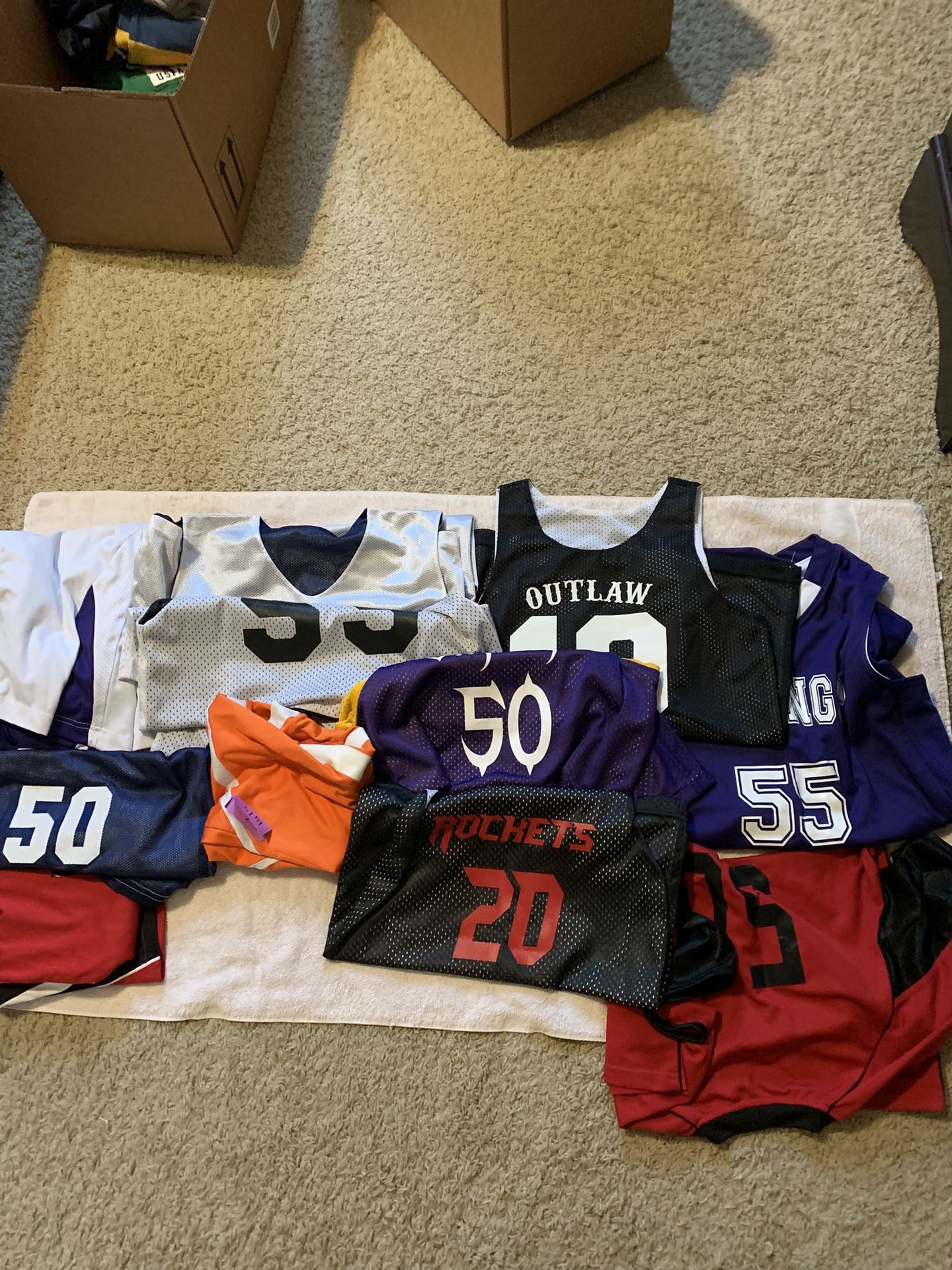 Gently Used Jerseys - Different Sizes Each $4
