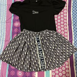 Fashion Toddler Girl Skirt Set