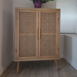 Rattan Storage Cabinet