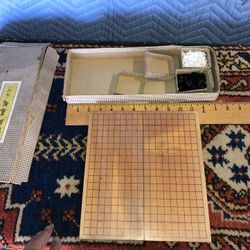 Go Japanese Board Game IGO GOBAN GOISHI Japan Vintage Tradition 