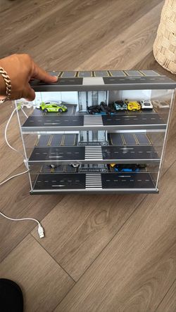 Hotwheels light up display