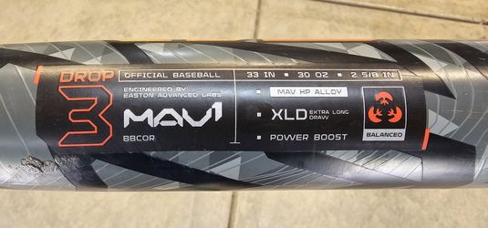2024 Easton Mav1 BBCOR Baseball Bat 33 inch 30 oz (-3)