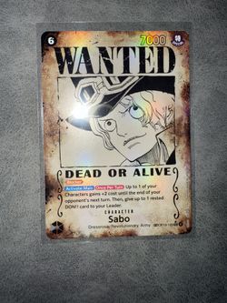 One Piece Near Mint Sabo Wanted Poster OP13-120