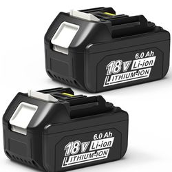 6.0Ah Battery Replacement for Makita 18V Battery