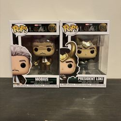 President Loki & Möbius Funko Pop 2 Pack