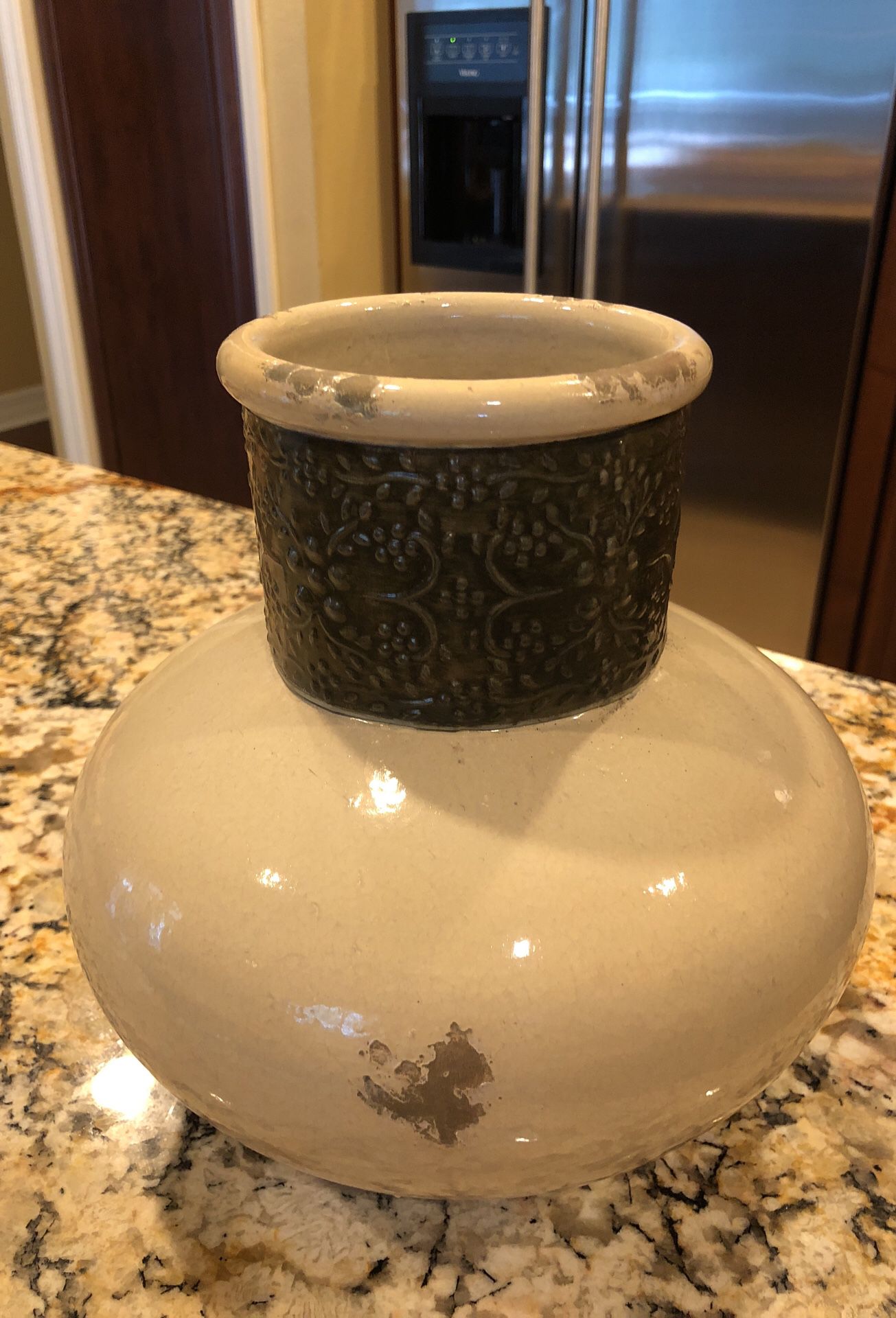 Pottery Barn pottery vase