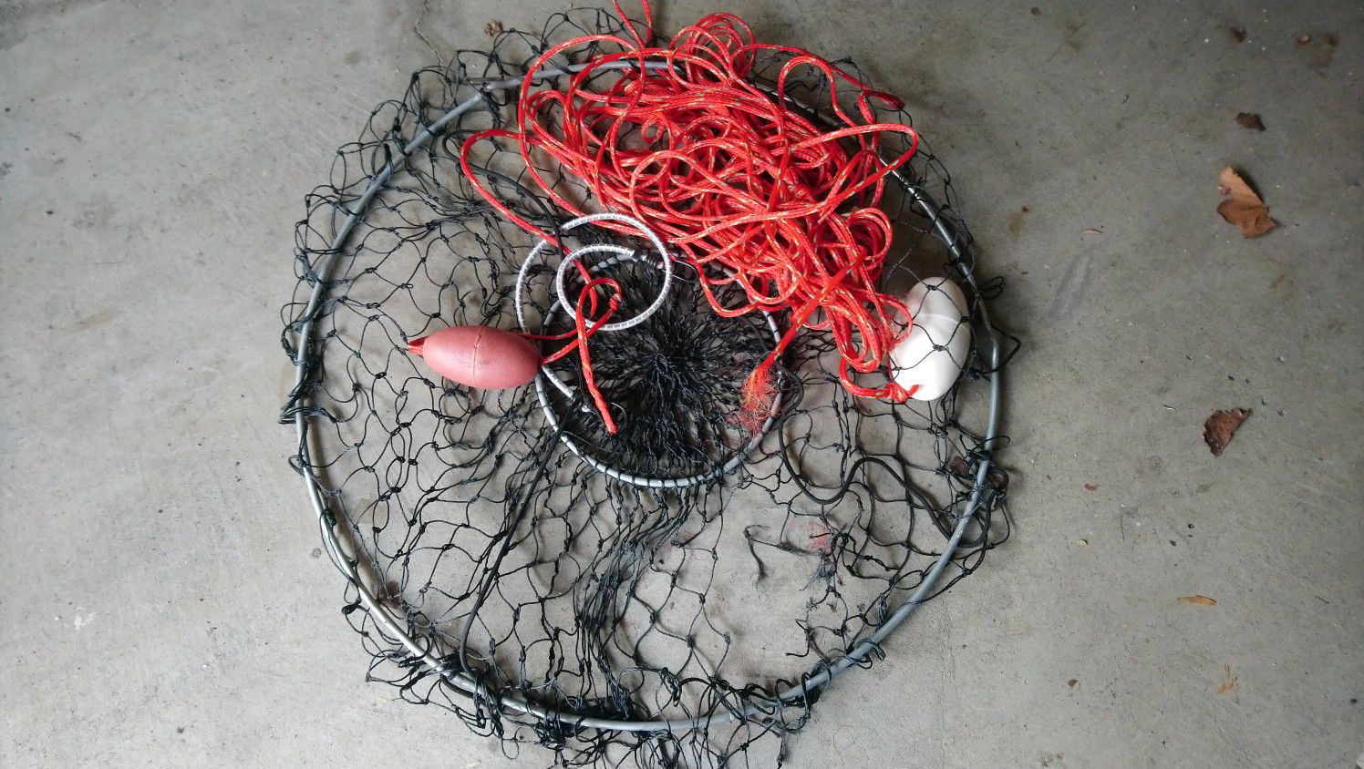 Crab Net 32" /w Rope and Buoy
