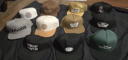 Vans Hats, And One H&M Hat.