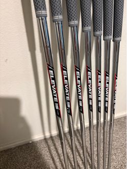 True Temper Elevate stiff golf shafts