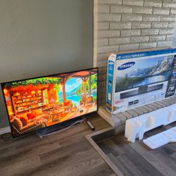 Samsung 55-inch Full HD flat-screen smart TV LED