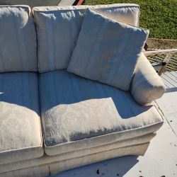 Sofa, 7  1/2 Ft Long, In Good Shape.