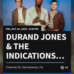 Durand Jones And The Indications 2 Tickets For Tonight