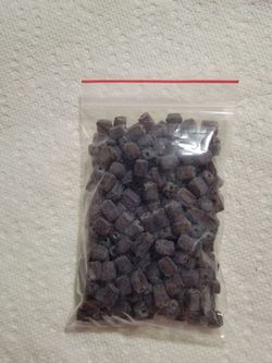 Small Dark Stone Beads in Bag