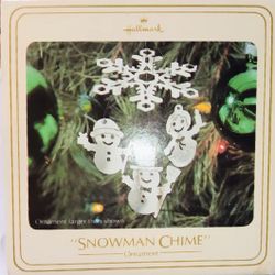 Hallmark Snowman Wind Chimes 