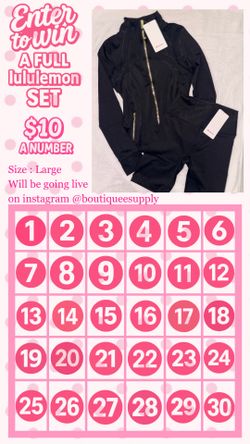 Lululemon Set Raffle
