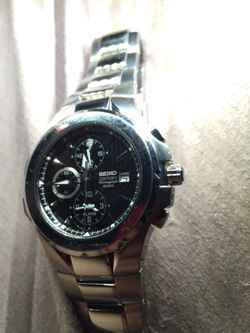 SEIKO COUTURA Chronograph 100m sapphire crystal watch