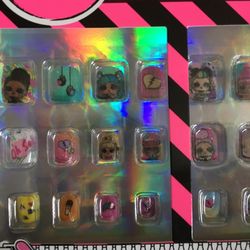 LOL Surprise Girls Self Adhesive Press On Nails 4 Sets