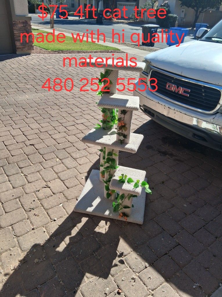 Cat tree. Cat tower. Cat scratcher. Cat bed. Cat condo. Cat post