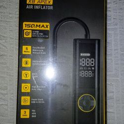 Fanttik X8 APEX EV Tire Inflator Portable Air Pump 2X Faster Inflation150PSI Cordless Air Compressor