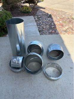 HVAC 10 inch Duct Elbows and Collars