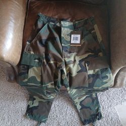 Waterproof Rip Stop Cotton Mission Made Woodland Tactical Pants