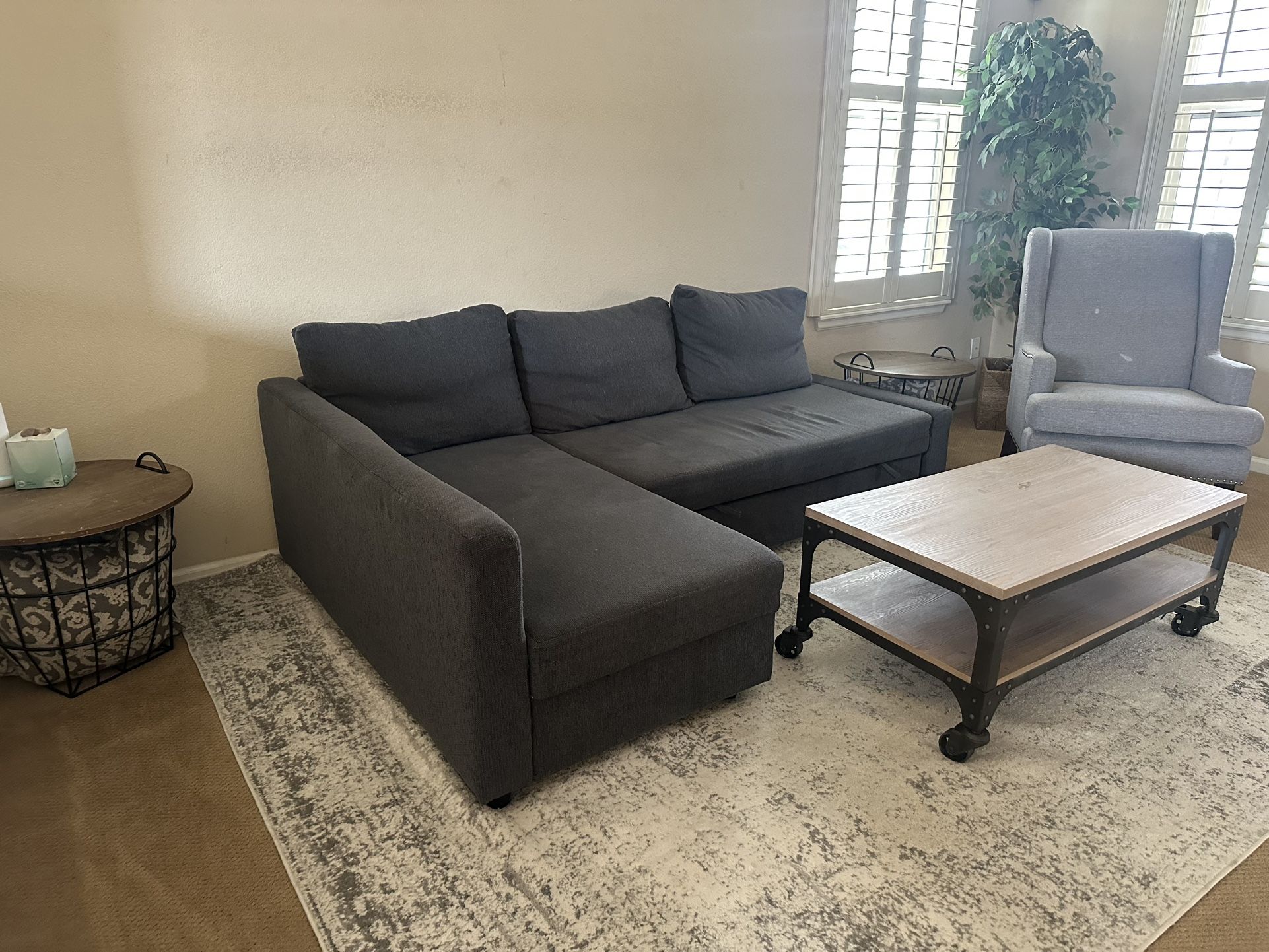 Living Room Section That Opens To Full Sleeper