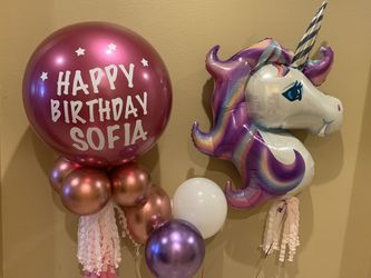 Unicorn 🦄 bouquet balloons 🎈 🎈
